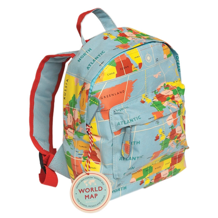 World Map Mini Backpack