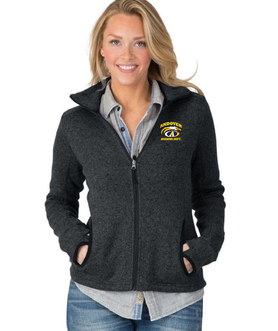 Thumbnail: Heather Women's Full Zip Fleece Andover Nursing department