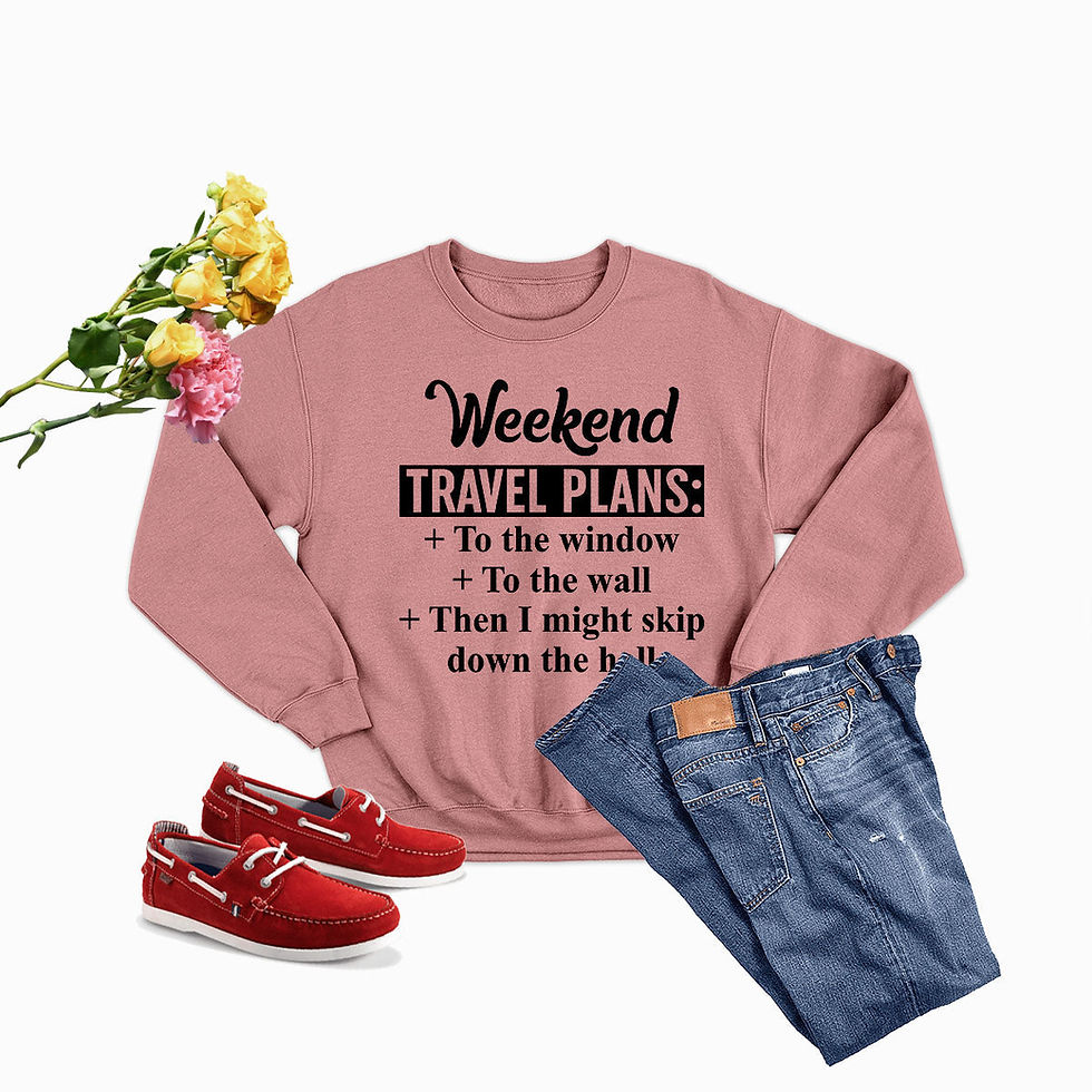 Thumbnail: Weekend Travel Plans Sweat Shirt