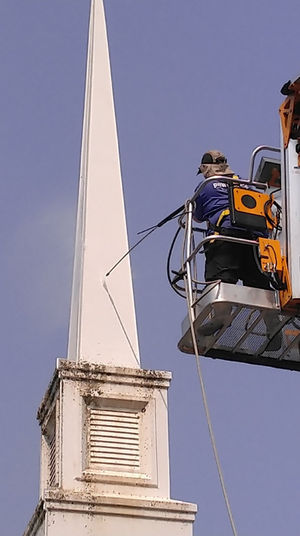 Powerwashing Plus Commercial Church Steeple.jpeg