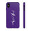 Thumbnail: Purple 'Aerial Arts' Tough Phone Case - Protective Cover