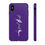 Thumbnail: Purple 'Aerial Arts' Tough Phone Case - Protective Cover
