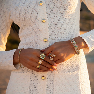 Chocianate Creative Agency photoshoot for the jewellery brand Honey Jewellery.