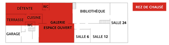 Plan espace galerie event