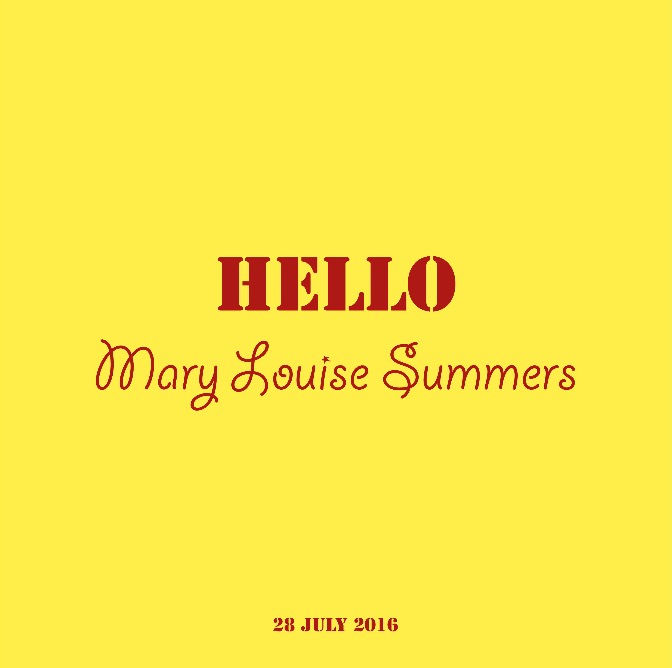 hello baby - girl - bright