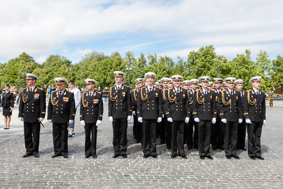 Выпуск офицеров в Кронштадте