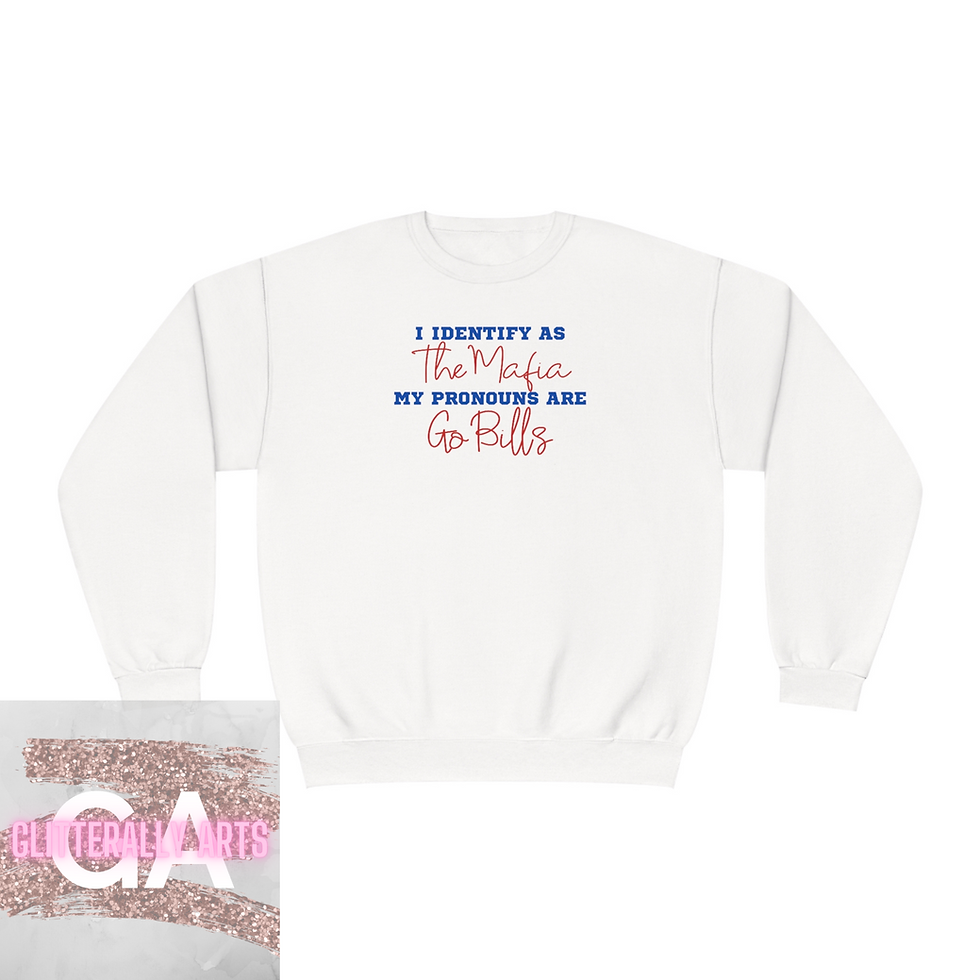 Thumbnail: I Identify as || Buffalo Mafia Apparel || Unisex NuBlend® Crewneck Sweatshirt