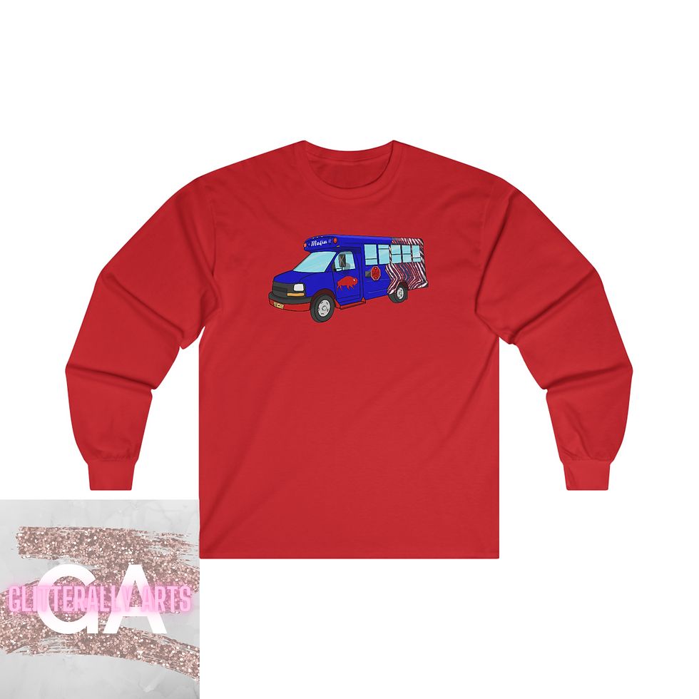 Thumbnail: Mafia Football Bus || Buffalo Apparel || Ultra Cotton Long Sleeve Tee