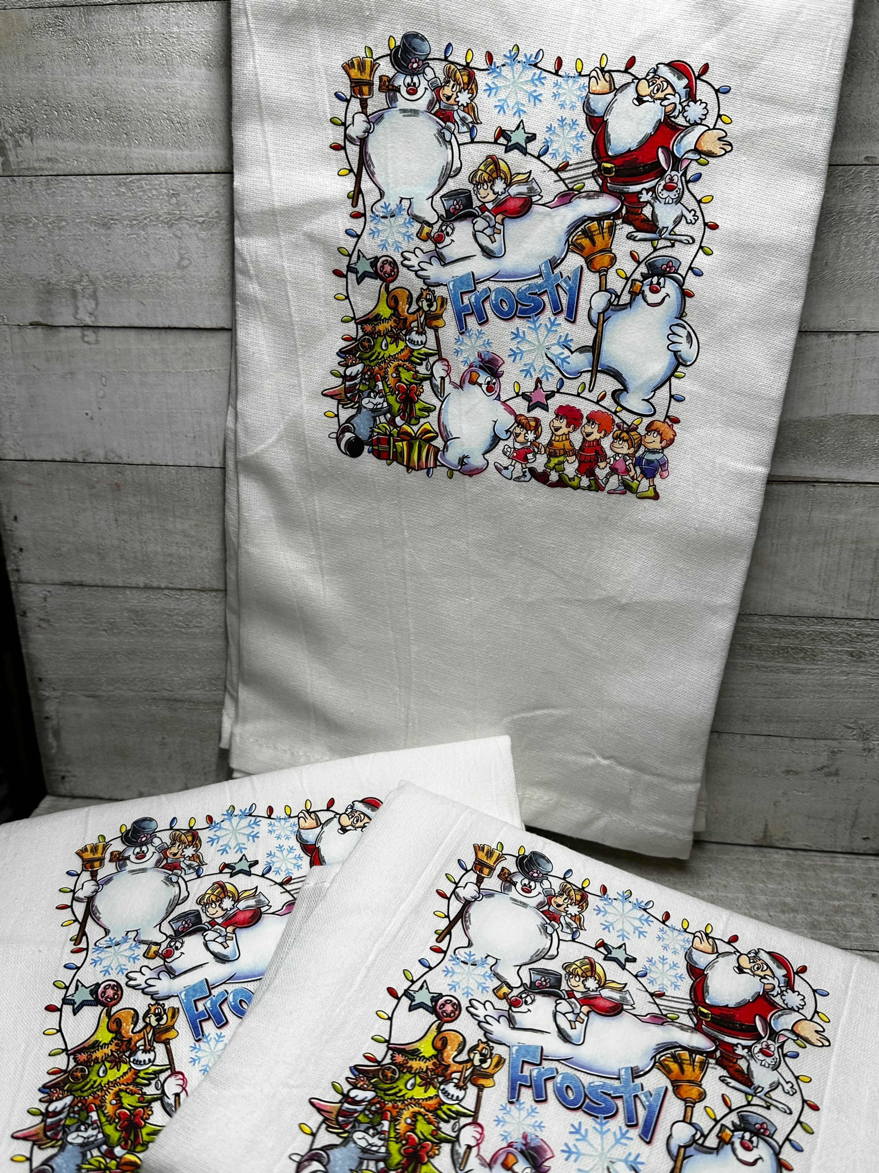 Christmas Snowman || Christmas Movie Holiday || Flour Sack Towel