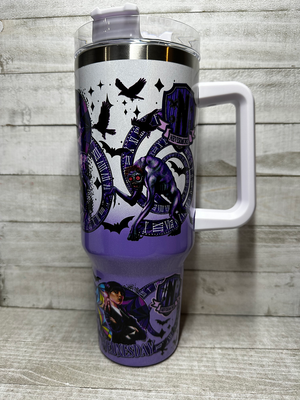 Thumbnail: Wednesday || Cartoon Show || 40 oz Tumbler