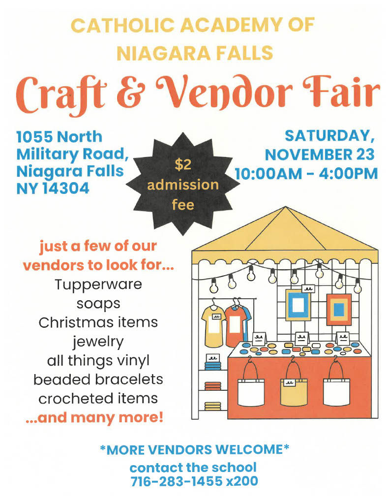 Catholic Academy of NF Craft & Vendor Show