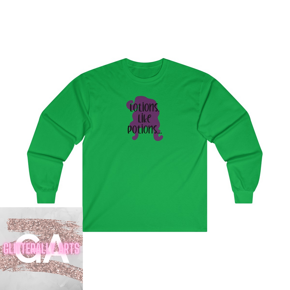 Thumbnail: Lotions, like Potions... || Hocus Pocus 2 || Ultra Cotton Long Sleeve Tee