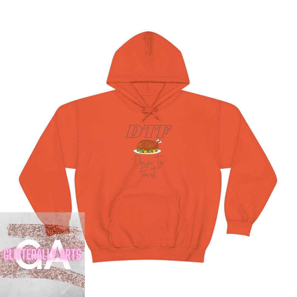 Thumbnail: DTF - Down to Feast || Unisex Heavy Blend Hooded Sweatshirt