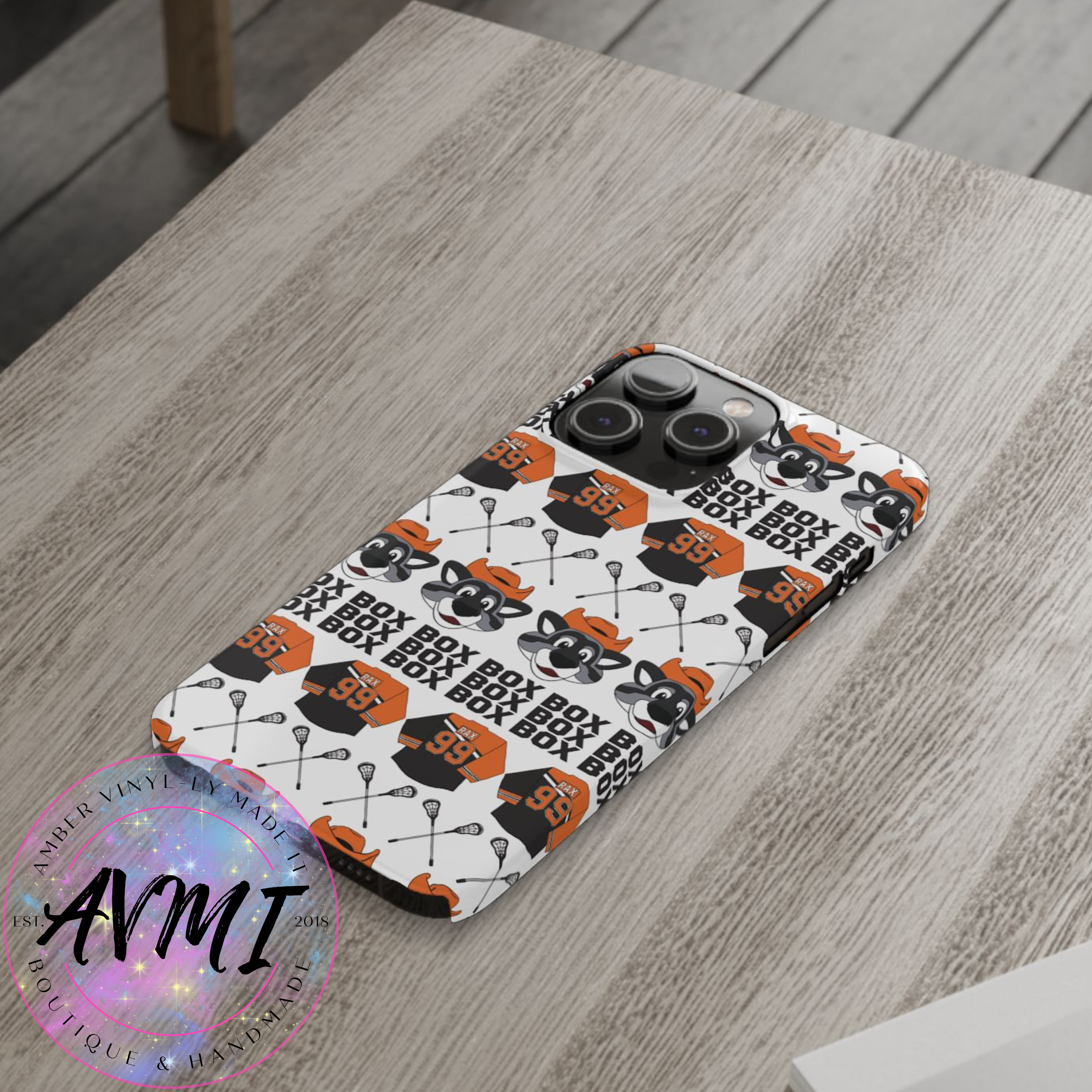 Rax Pattern || iPhone || Buffalo LAX || Slim Phone Cases