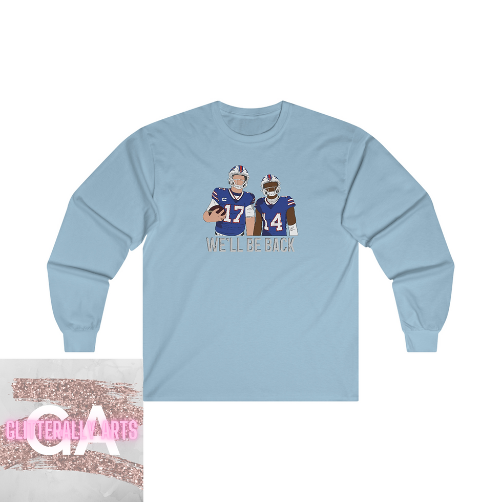 Thumbnail: We'll Be Back || Allen & Diggs Buffalo Apparel || Ultra Cotton Long Sleeve Tee