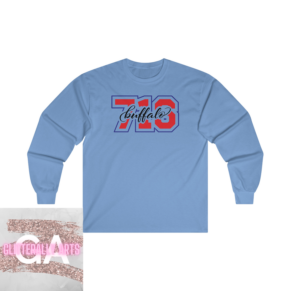 Thumbnail: Buffalo 716 || Buffalo Apparel || Ultra Cotton Long Sleeve Tee