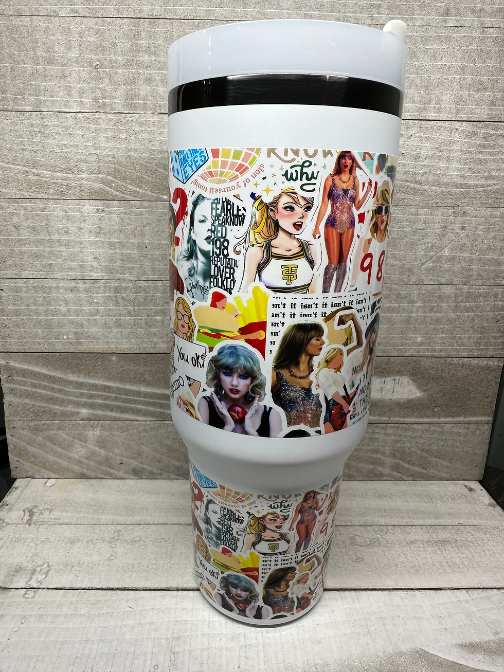 Thumbnail: Pop singer stickers || TSwift || 40 oz Tumbler