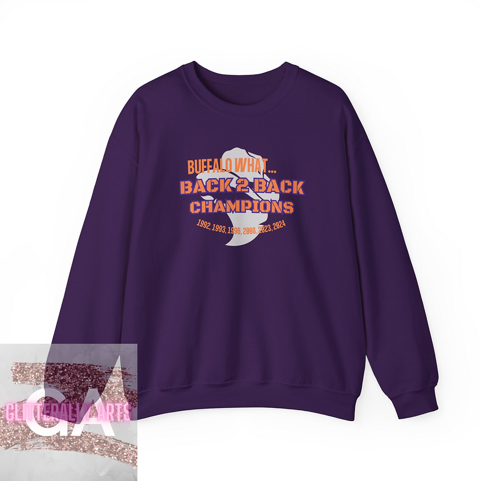 Thumbnail: Bandits Back 2 Back Champions || Buff LAX Apparel || Unisex Heavy Blend Crewneck