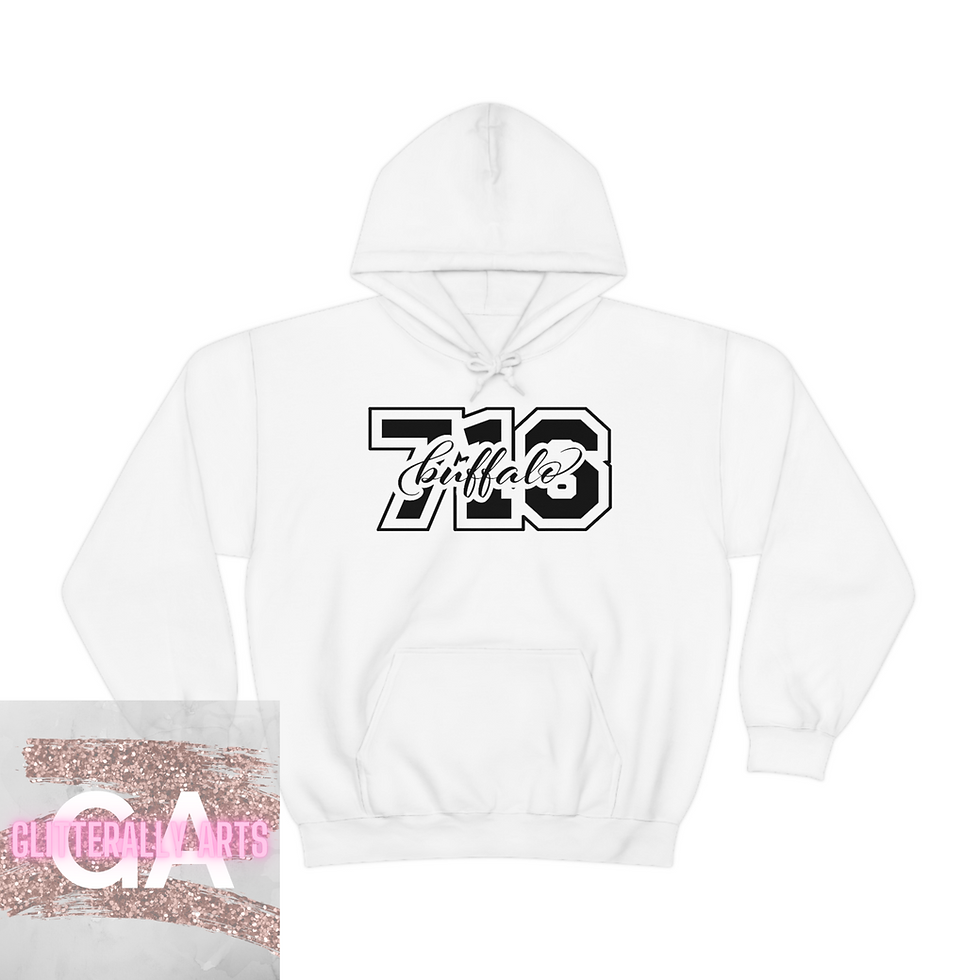 Thumbnail: 716 Buffalo || Buffalo Apparel || Unisex Heavy Blend Hooded Sweatshirt