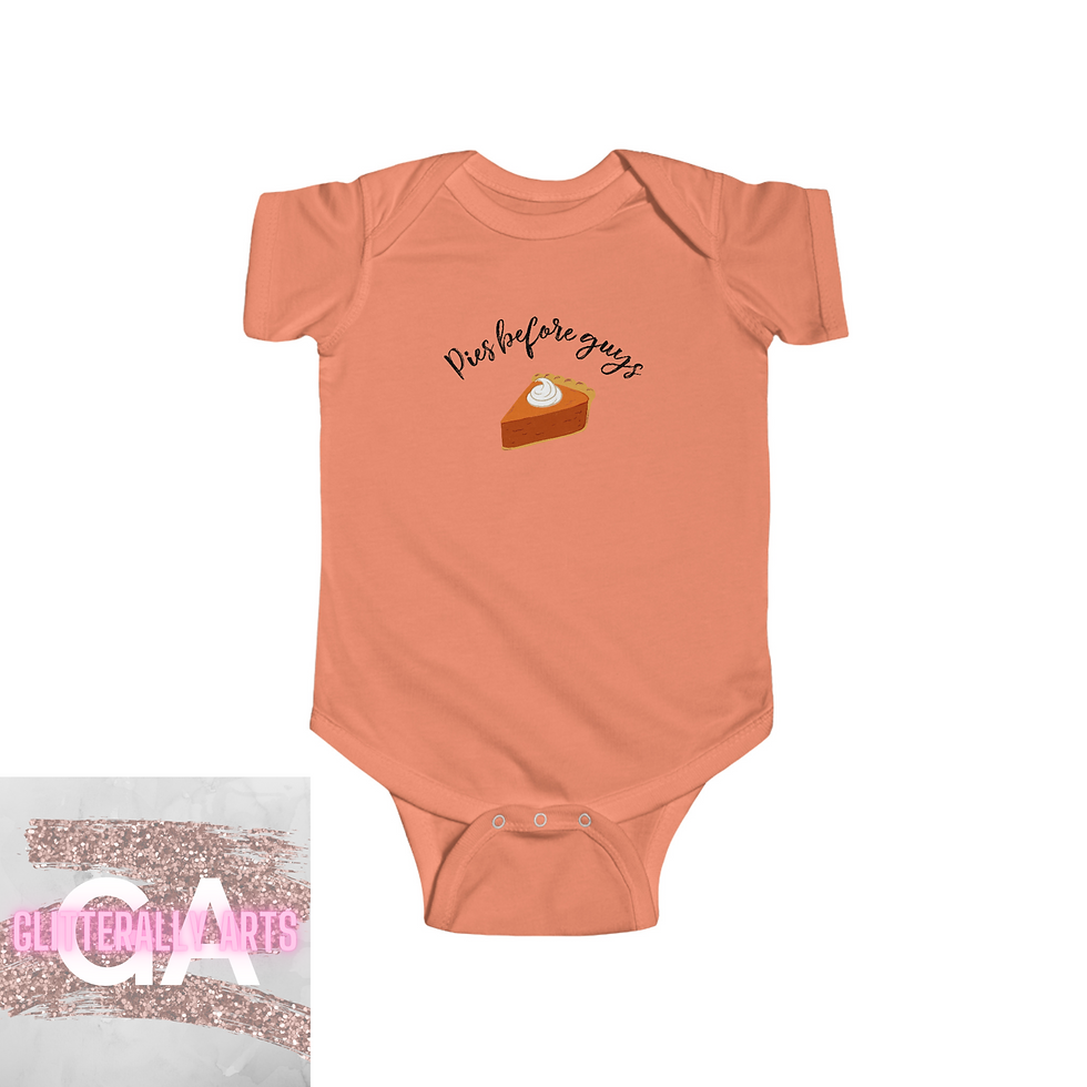Thumbnail: Pies before Guys || Infant Fine Jersey Onesie