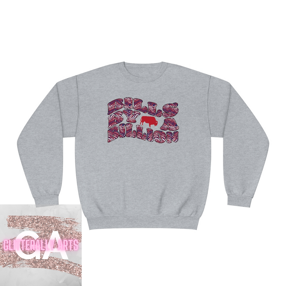 Thumbnail: Bills By A Billion || Buffalo apparel || Unisex NuBlend® Crewneck Sweatshirt