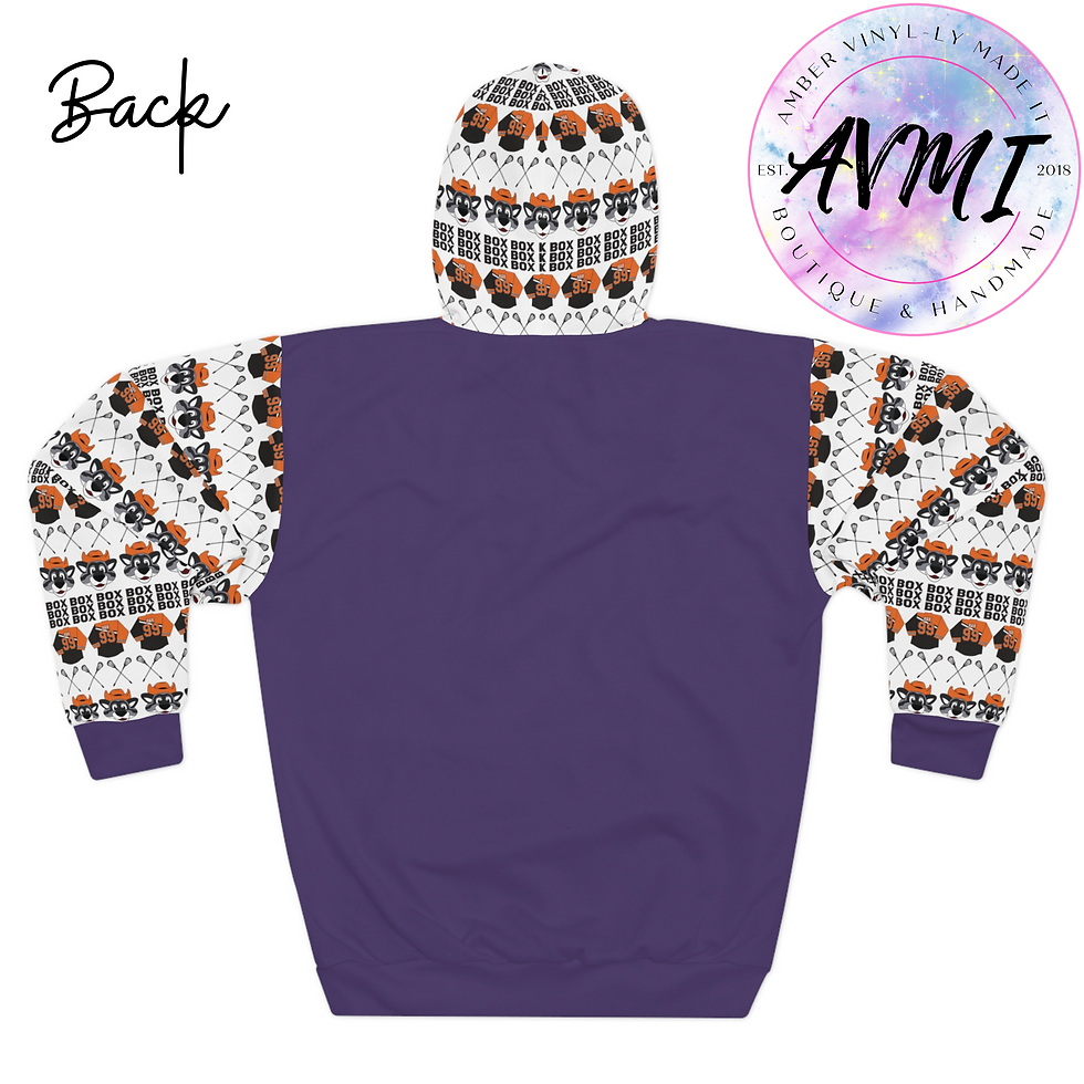 Thumbnail: Rax Pattern - Purple || Buffalo LAX ||Unisex Pullover Hoodie