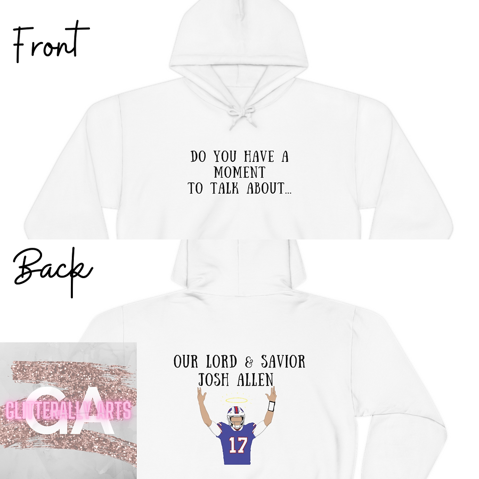 Thumbnail: Lord & Savior Josh Allen || Football || Unisex Heavy Blend Hooded Sweatshirt