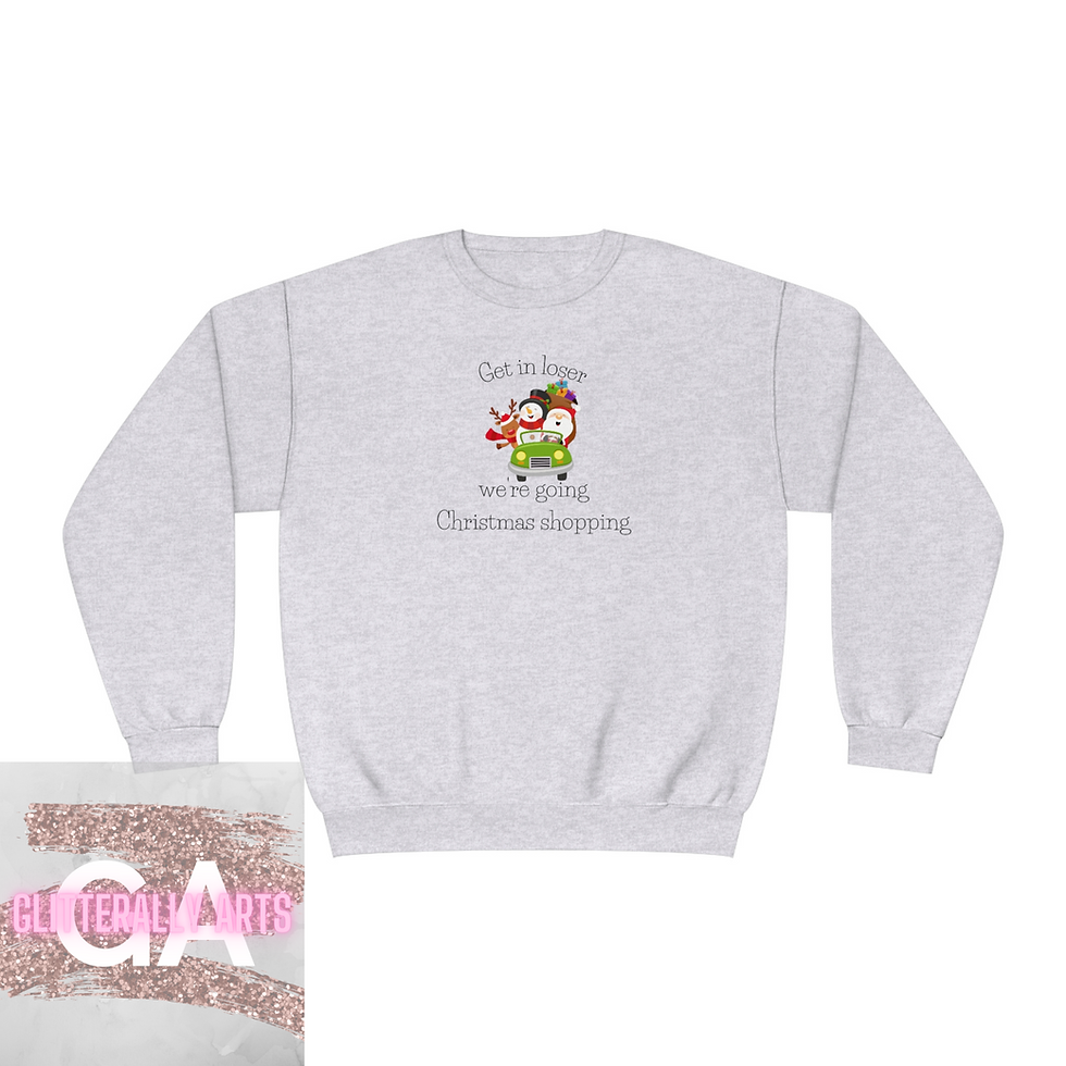Thumbnail: Get in Losers we are going Christmas Shopping || Unisex NuBlend® Crewneck