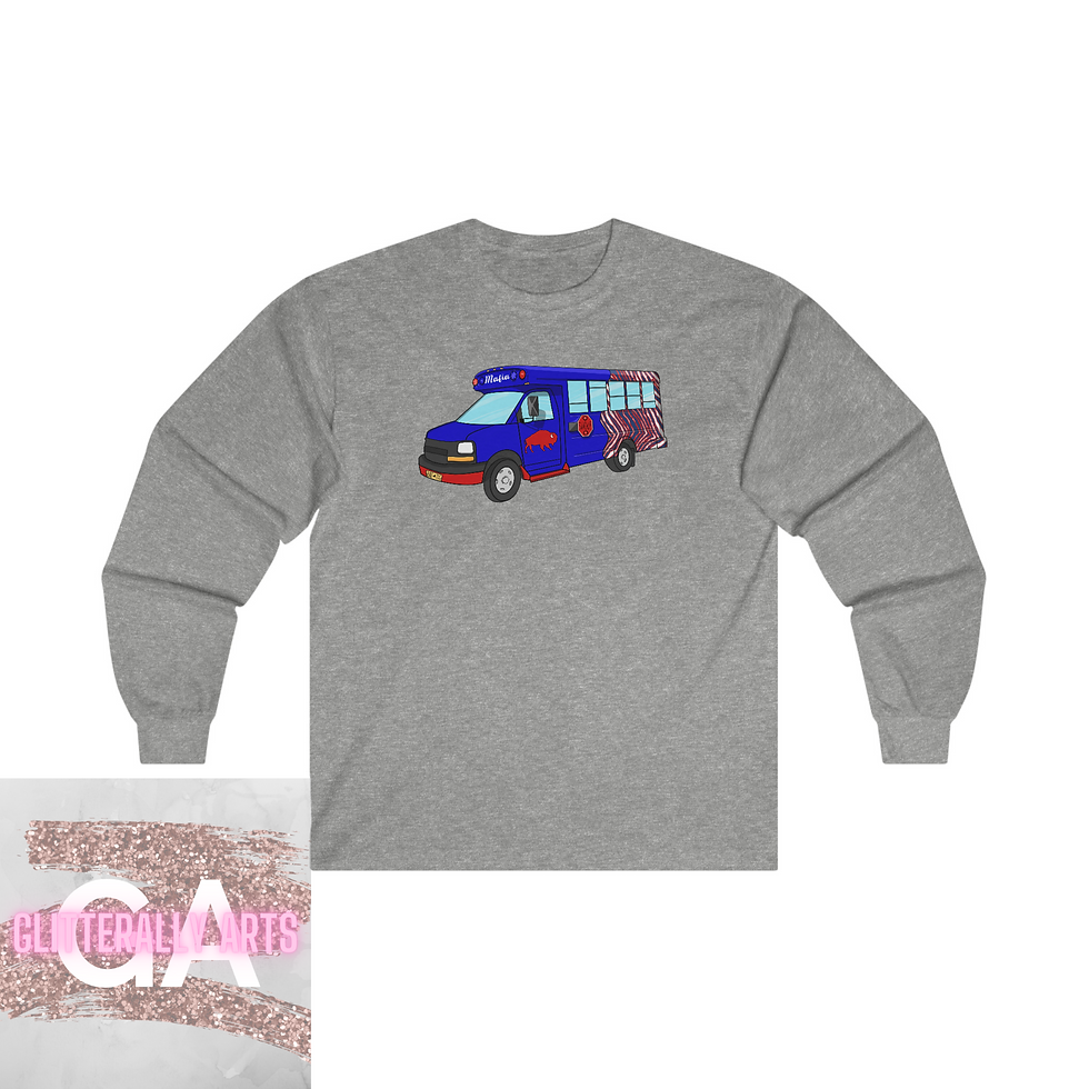 Thumbnail: Mafia Football Bus || Buffalo Apparel || Ultra Cotton Long Sleeve Tee