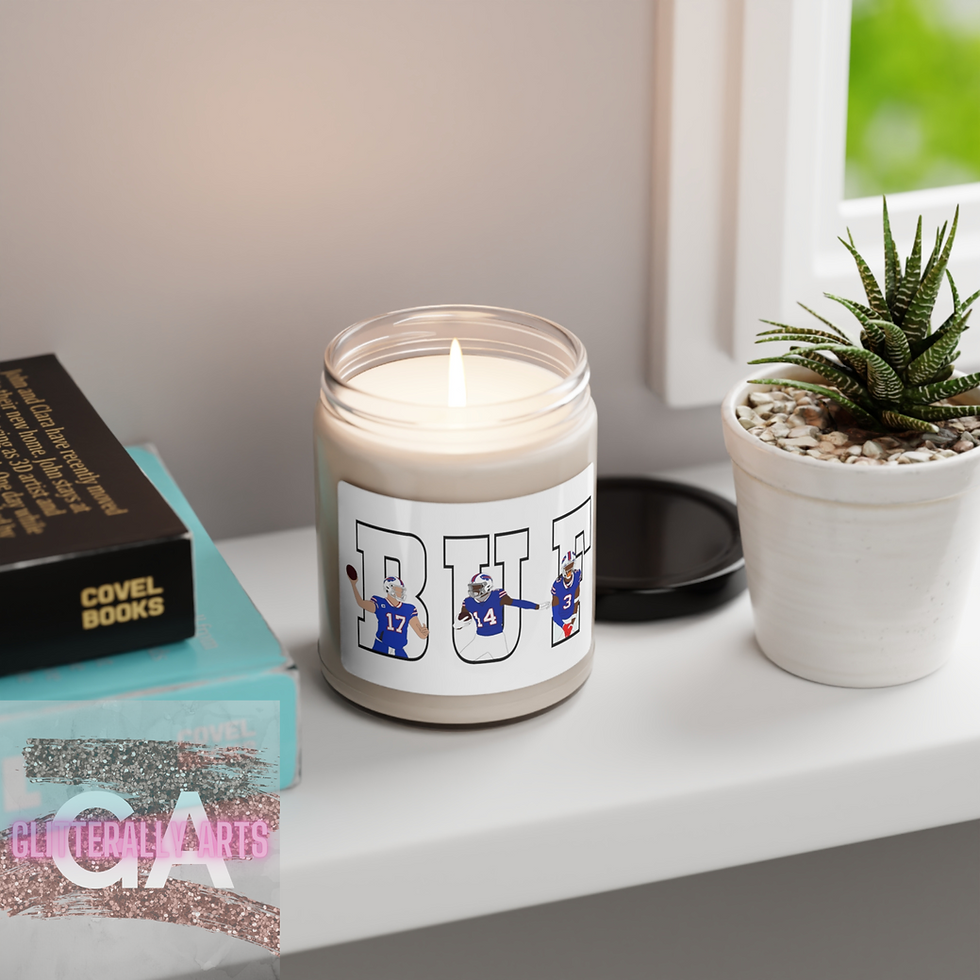Thumbnail: BUF Football || Buffalo Home || Scented Soy Candle, 9oz