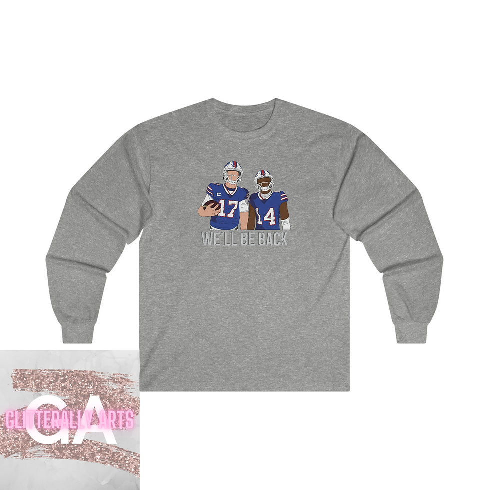 Thumbnail: We'll Be Back || Allen & Diggs Buffalo Apparel || Ultra Cotton Long Sleeve Tee