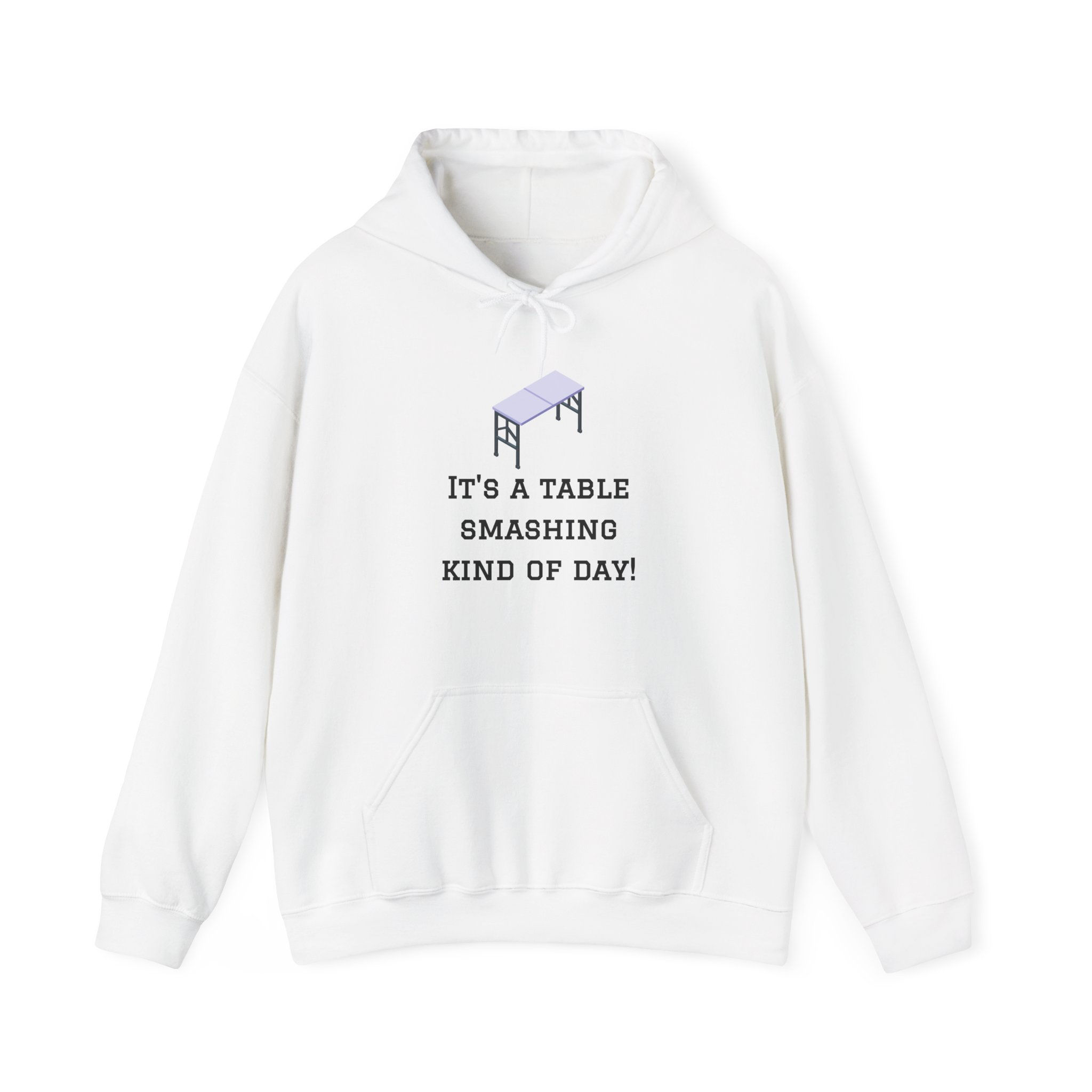 Table Smashing Kind Of Day || Buffalo Hoodie || Unisex Hooded Sweatshirt