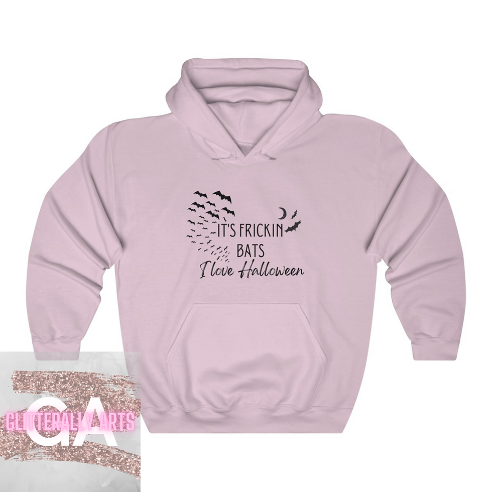Thumbnail: It's Frickin Bats || Halloween apparel || Unisex Heavy Blend Hooded Sweatshirt