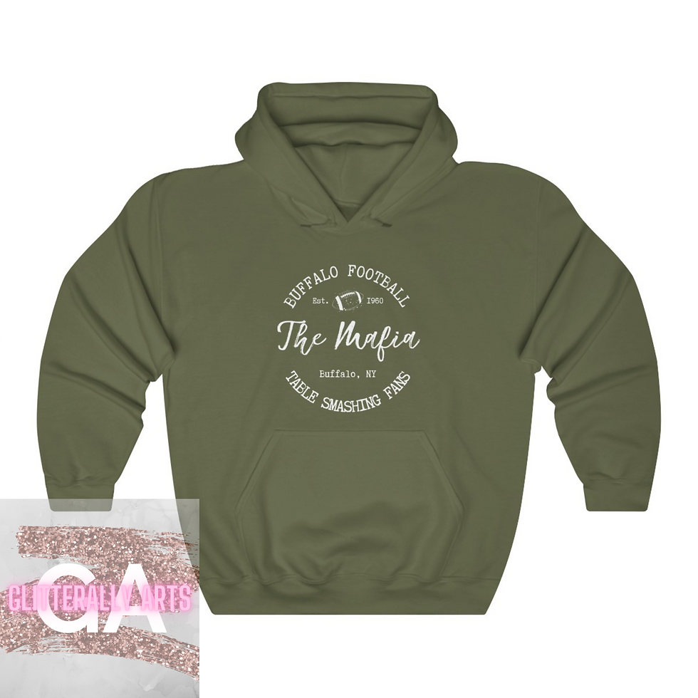 Thumbnail: Buffalo Mafia || Football Hoodie || Unisex Heavy Blend Hooded Sweatshirt