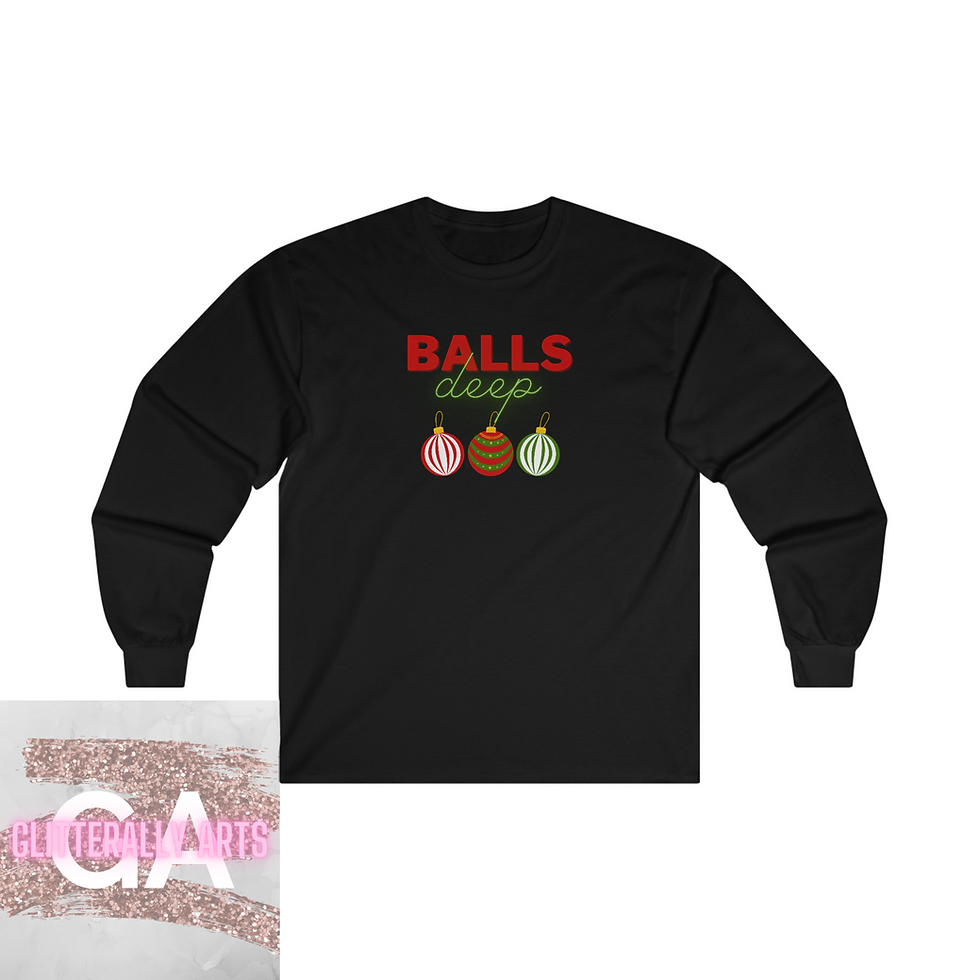 Thumbnail: Balls Deep || Ultra Cotton Long Sleeve Tee