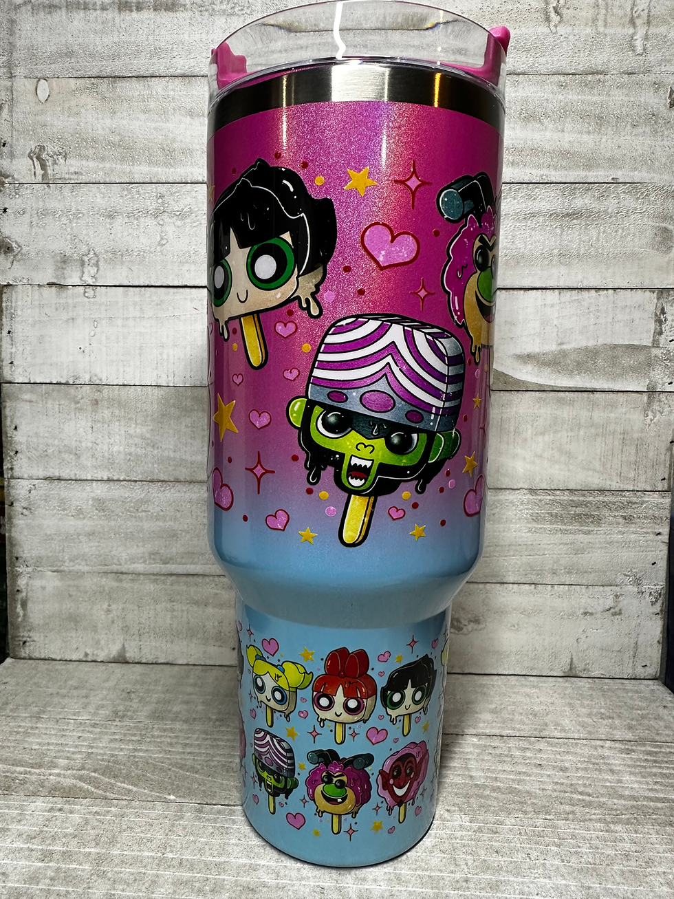 Thumbnail: Powder Puff || Cartoon Show || 40 oz Tumbler