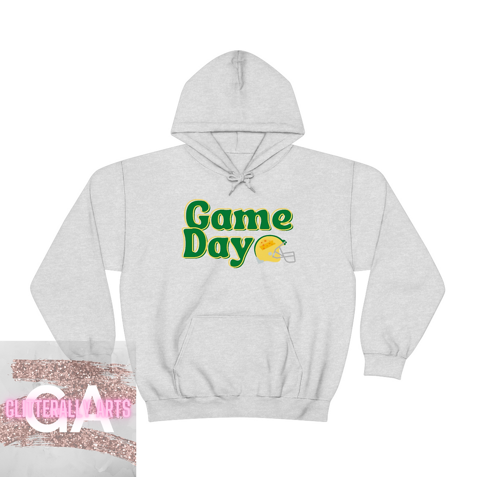 Thumbnail: Green Bay Game Day || Football Apparel || Unisex Heavy Blend Hooded Sweatshirt