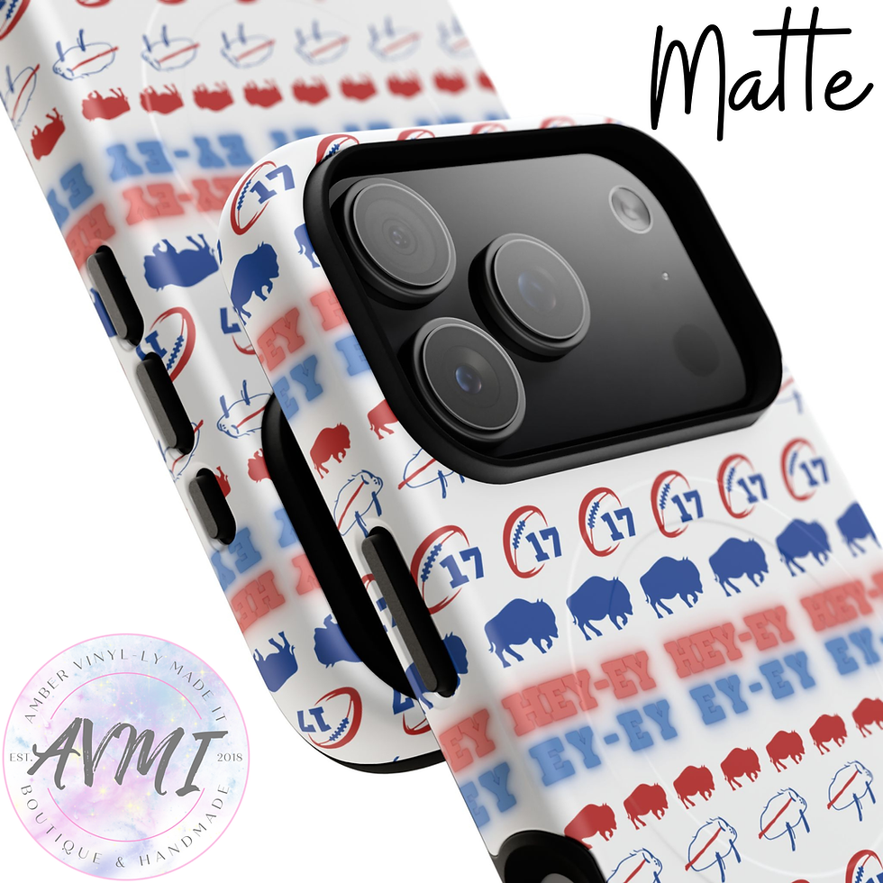 Thumbnail: Buffalo Josh Allen Pattern || Magnetic iPhone Case || Tough Phone Cases