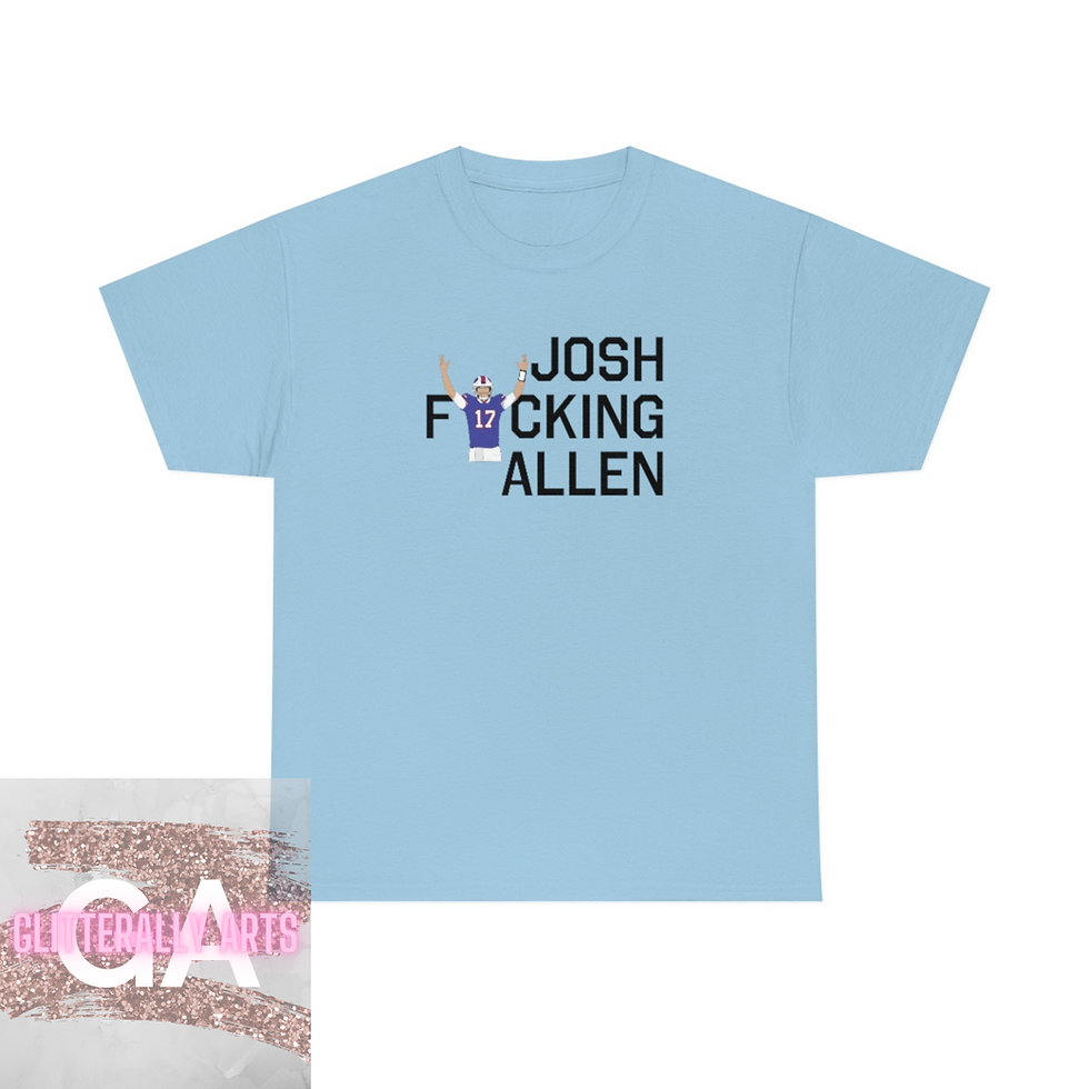 Thumbnail: Josh Fin' Allen || Buffalo Football apparel || Unisex Heavy Cotton Tee
