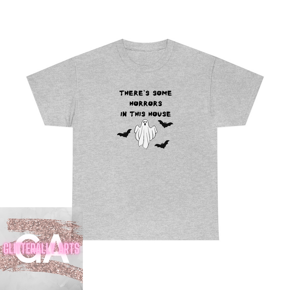 Thumbnail: There's Some Horrors in this House || Unisex Heavy Cotton Tee