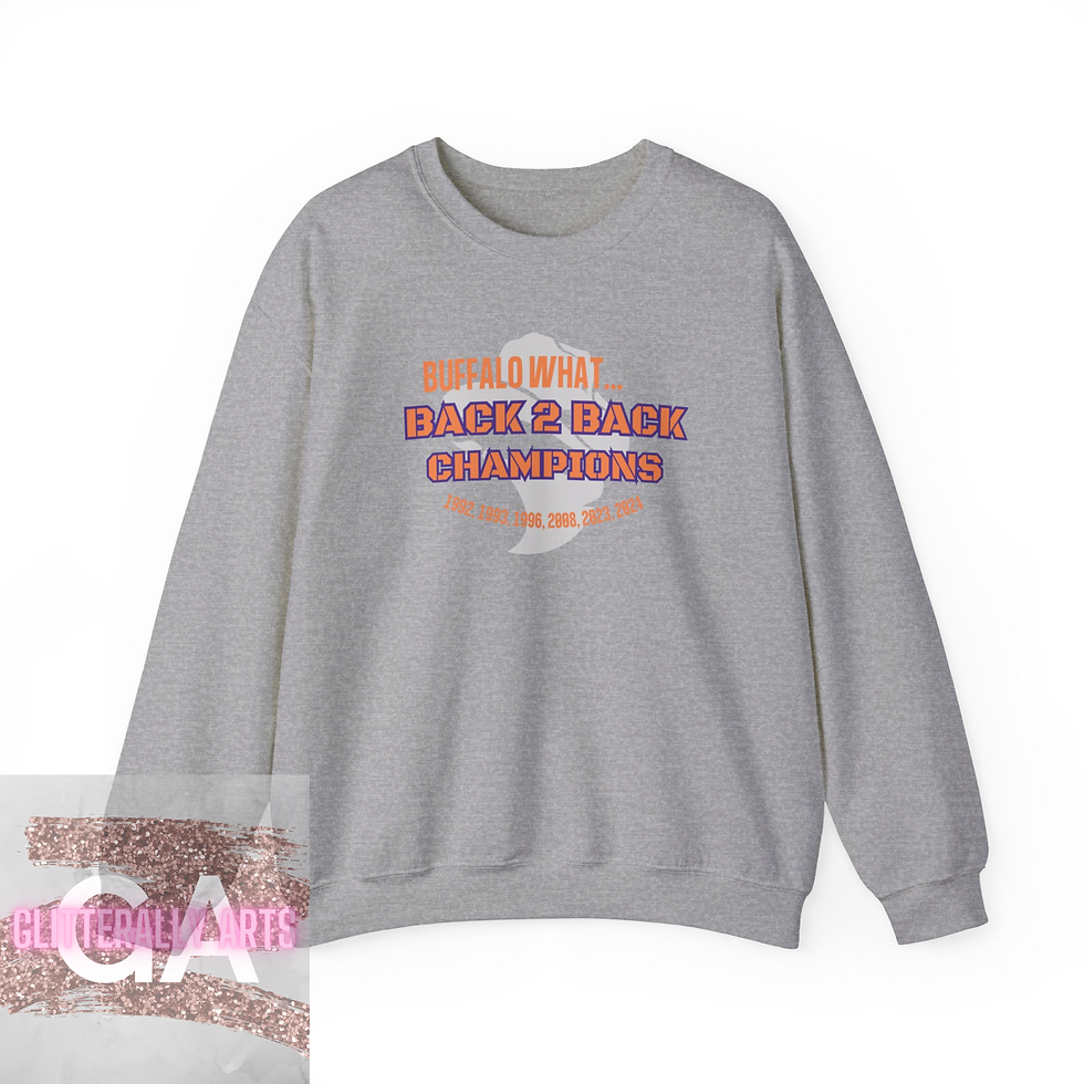 Thumbnail: Bandits Back 2 Back Champions || Buff LAX Apparel || Unisex Heavy Blend Crewneck