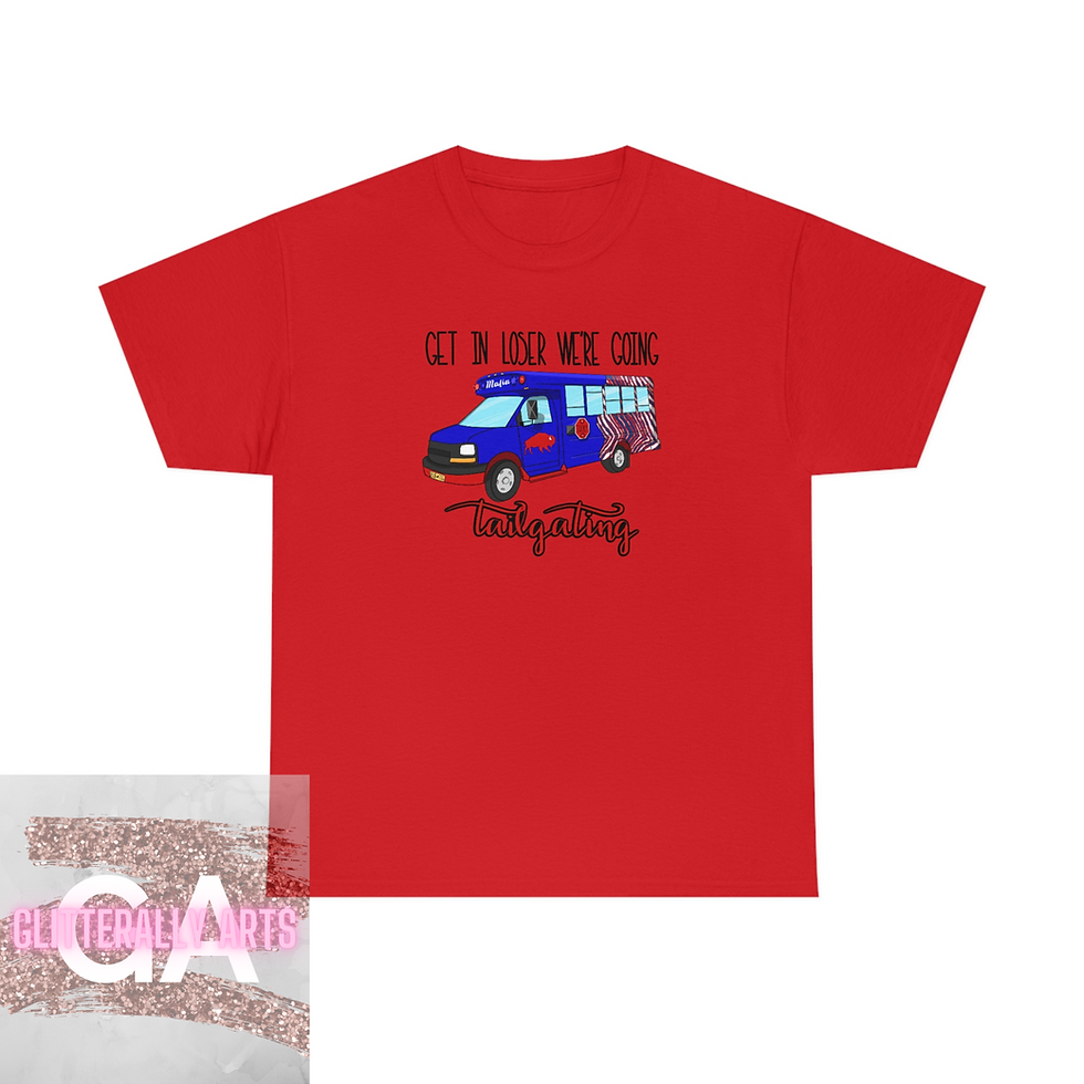 Thumbnail: Mafia Tailgate Bus || Buffalo Apparel || Unisex Heavy Cotton Tee