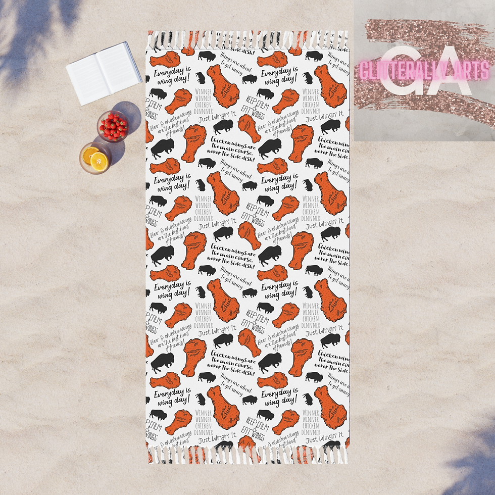 Thumbnail: Chicken Wings Quotes || Buffalo NY || Boho Beach Cloth