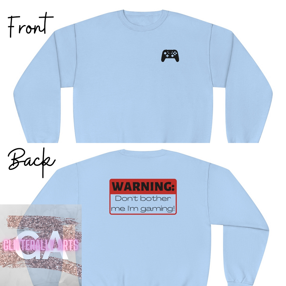 Thumbnail: Don't Bother Me I'm Gaming || Gaming Junkie || Unisex NuBlend® Crewneck