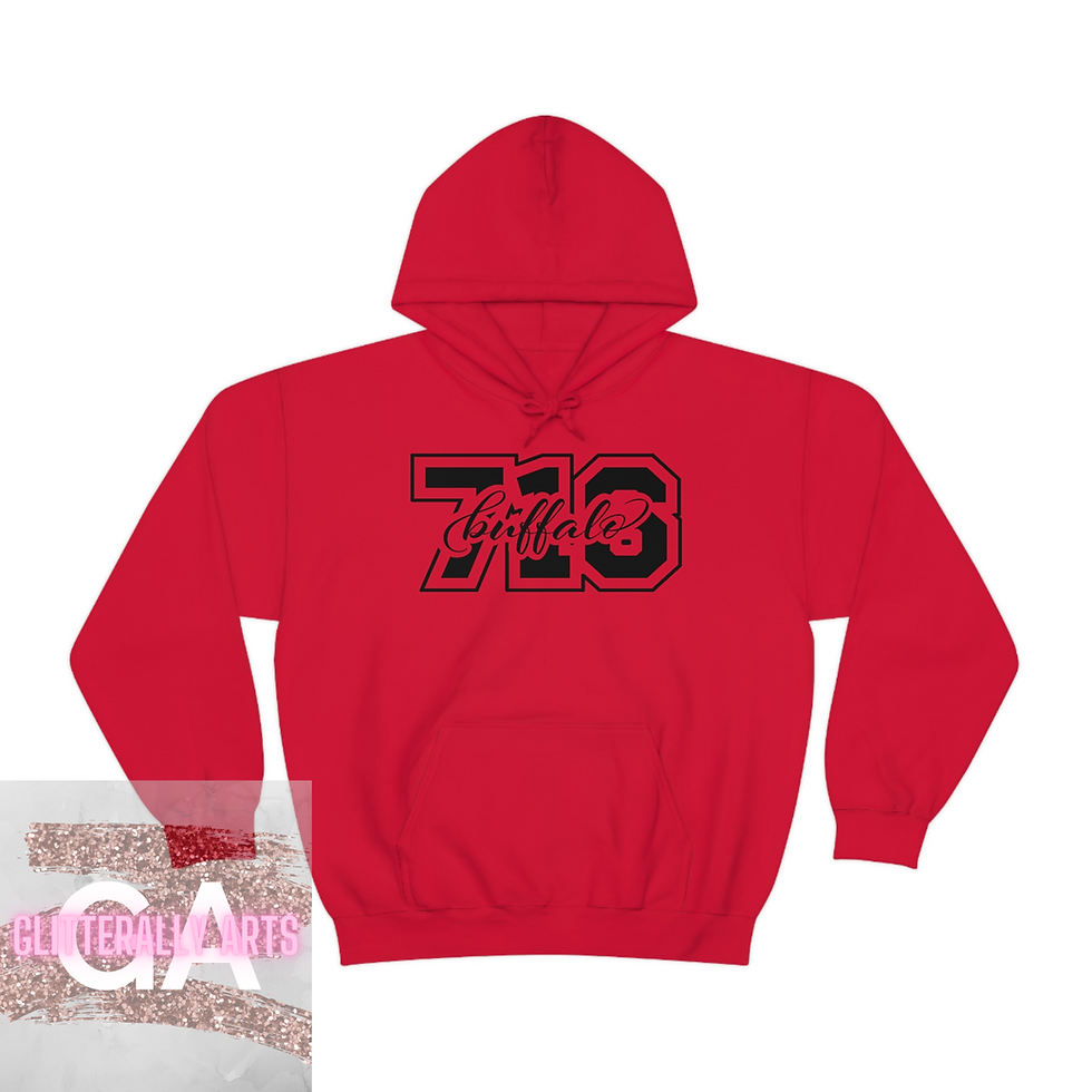 Thumbnail: 716 Buffalo || Buffalo Apparel || Unisex Heavy Blend Hooded Sweatshirt