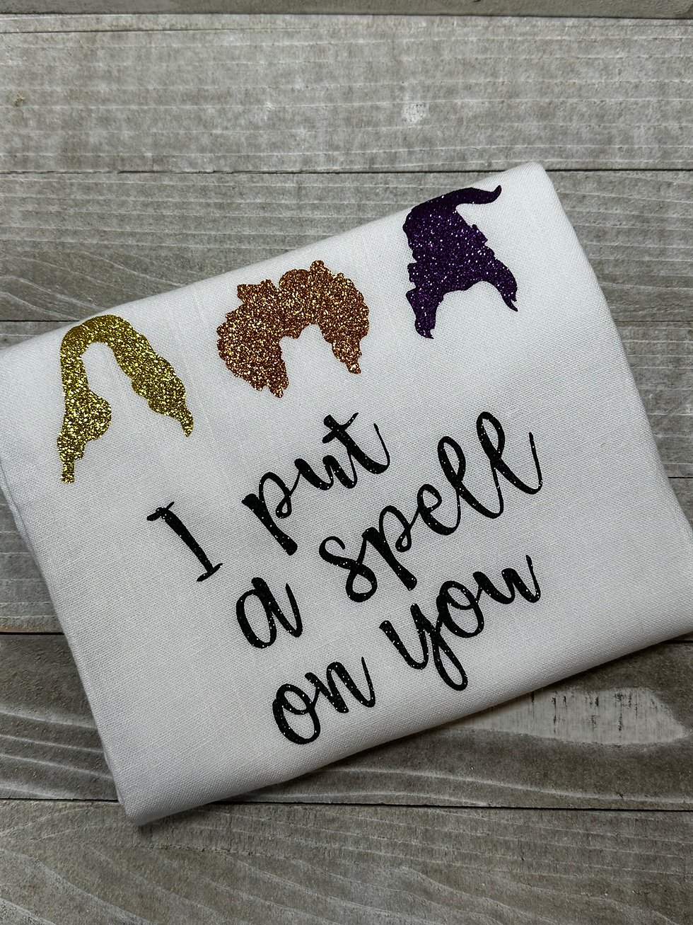 Thumbnail: I Put A Spell On You Flour Sack Towel || Halloween Towel