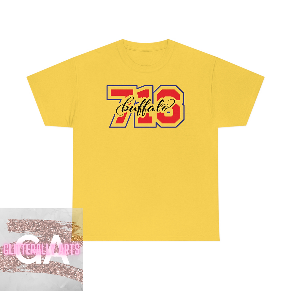 Thumbnail: Buffalo 716 || Buffalo Apparel || Unisex Heavy Cotton Tee