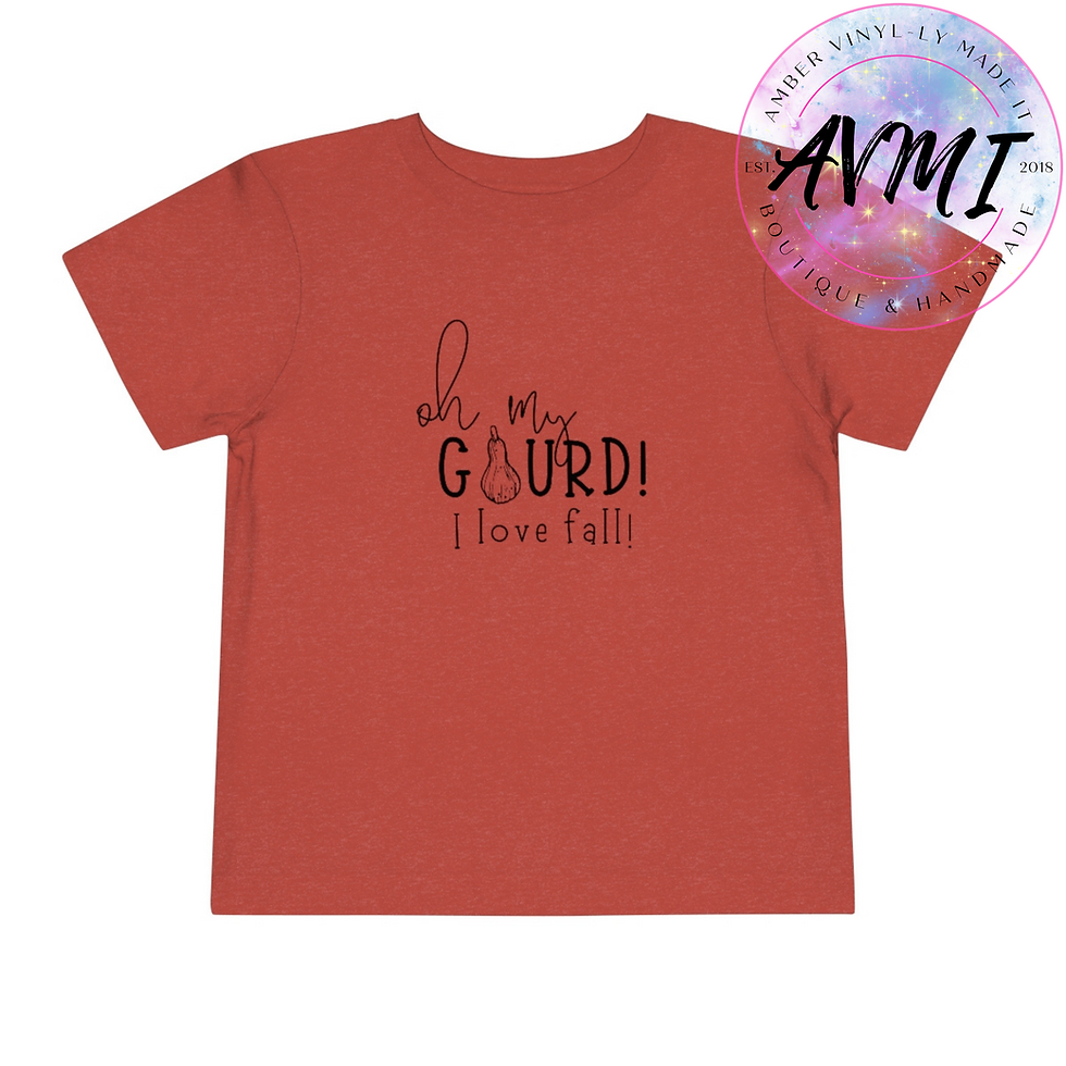 Thumbnail: Oh my Gourd || Fall TShirt || Toddler Short Sleeve Tee