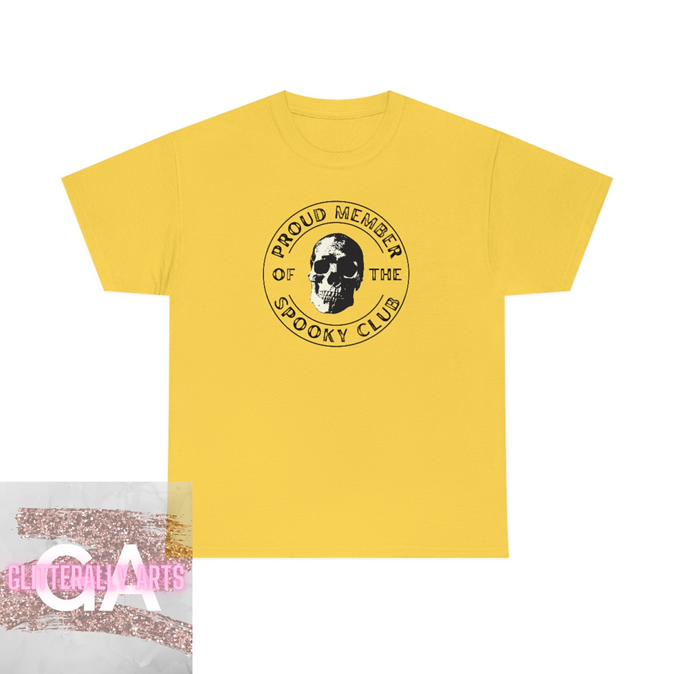 Thumbnail: Proud Member of the Spooky Club || Halloween Tshirt || Unisex Heavy Cotton Tee