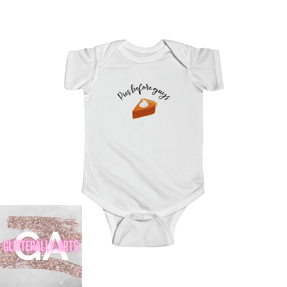 Thumbnail: Pies before Guys || Infant Fine Jersey Onesie
